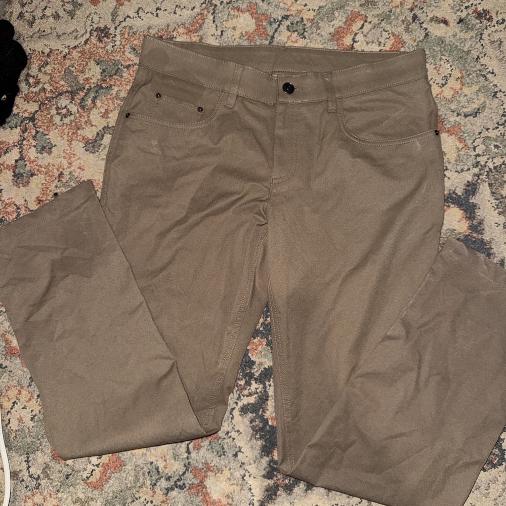 Michael Strahan Men's Pants 32x30 Camel Modern Fit Stretch